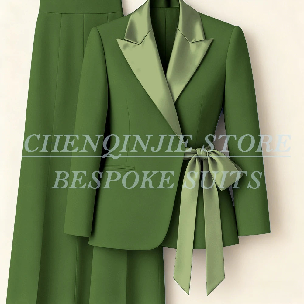 Tailored Blazer & Skinny Pants Suit