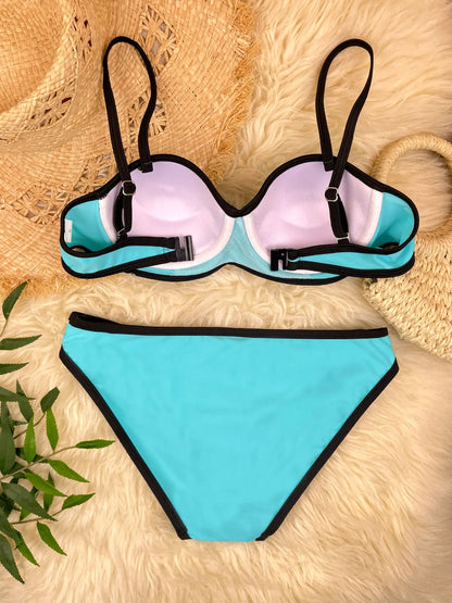 Bandeau Bikini Swimsuit Two-Piece Bathing Suit