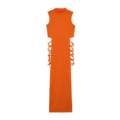 Criss Cross Cut-Out Bodycon Dress