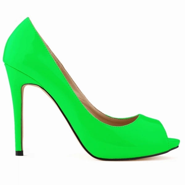 Pumps Fish Mouth High Heels Ladies11cm