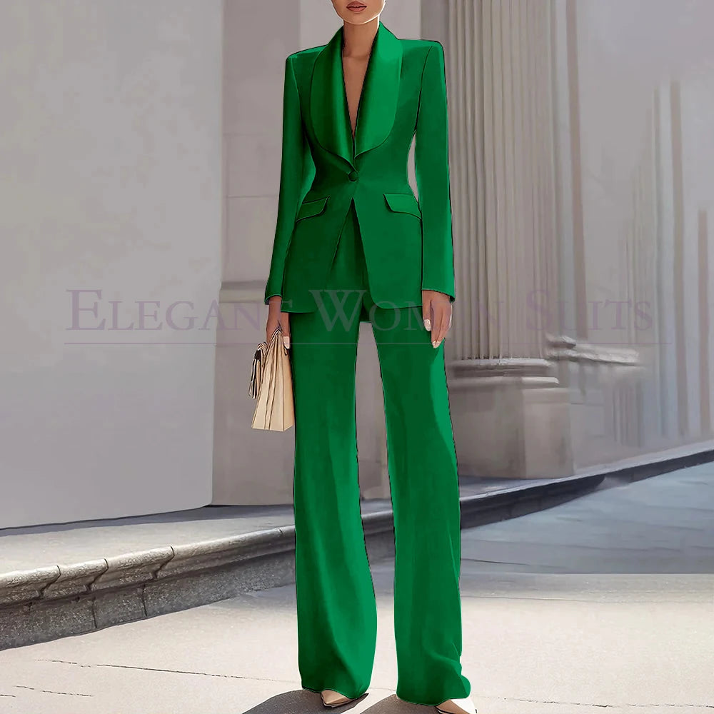 Customzied Suits Blazer Luxury One-Button Shawl