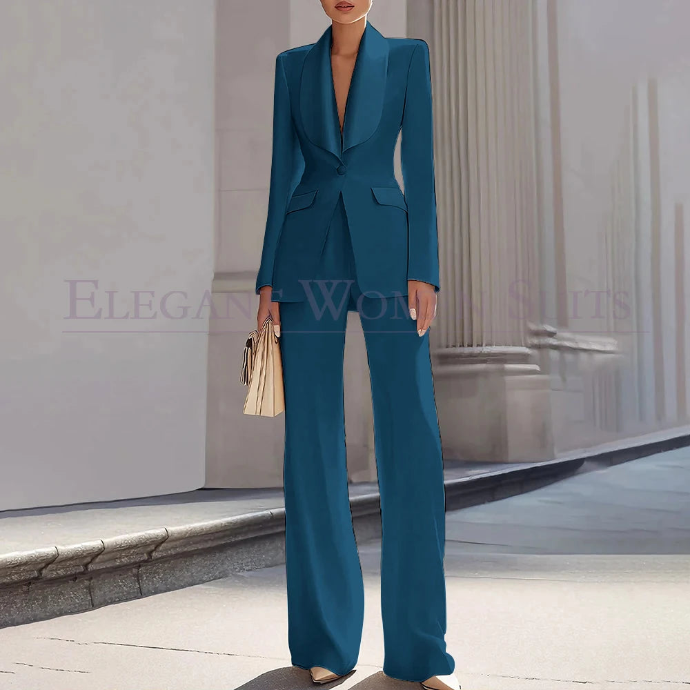 Customzied Suits Blazer Luxury One-Button Shawl