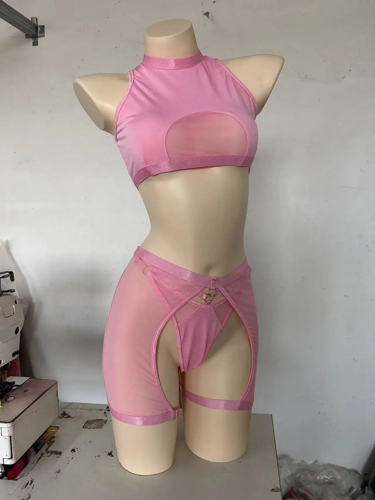 Wire-Free Lace Intimate Lingerie Set