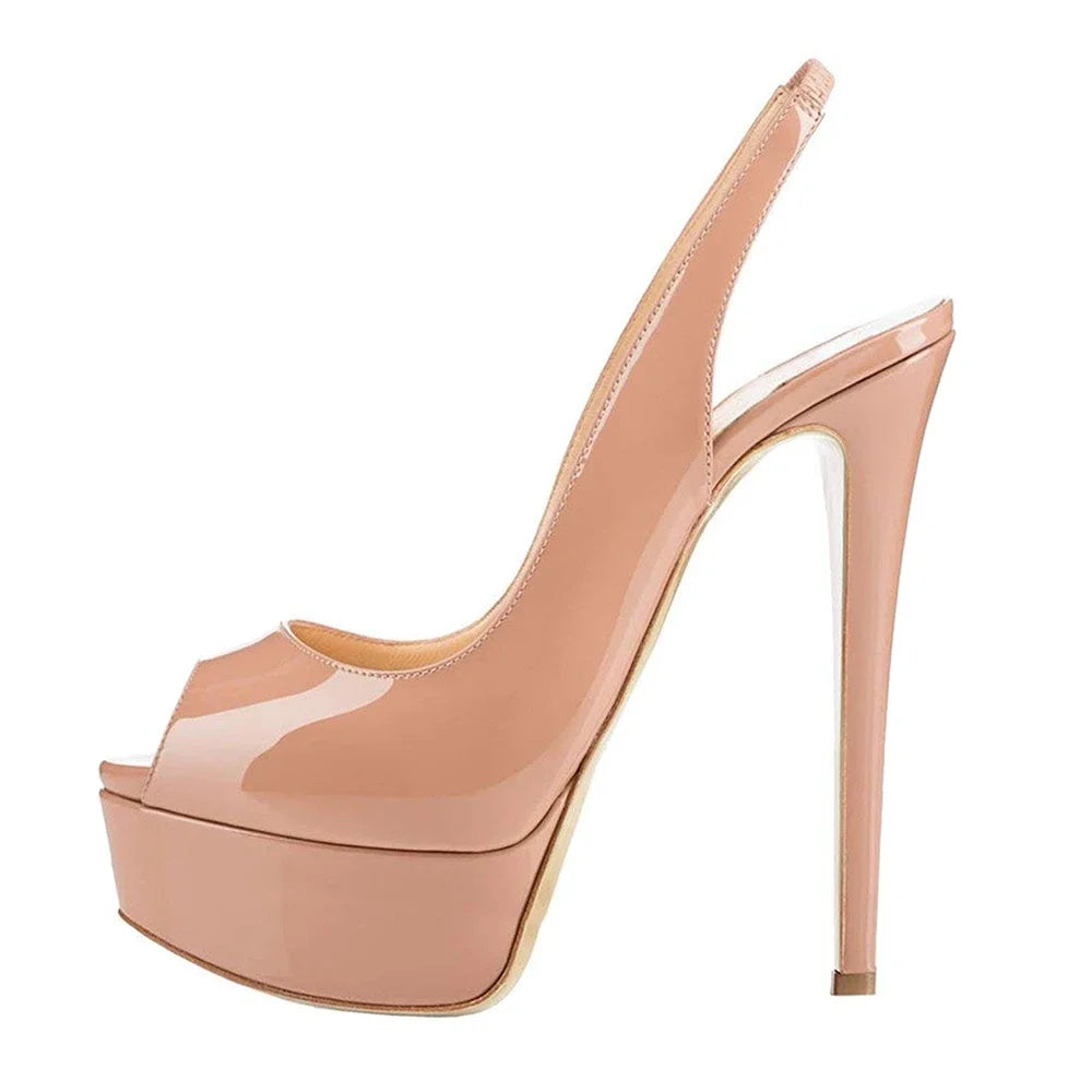 Pumps Stilettos 14CM Platform Super High