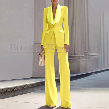 Customzied Suits Blazer Luxury One-Button Shawl