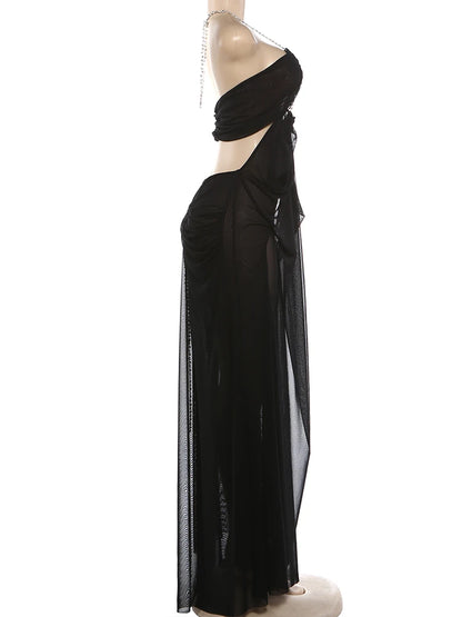 Nibber Prom Party Gown Dress See