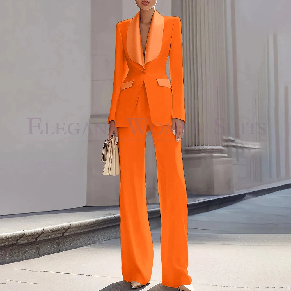 Customzied Suits Blazer Luxury One-Button Shawl