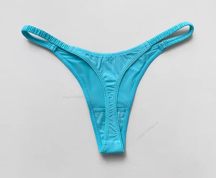 Lingerie Sexy G Strings Low-Rise Thong Panties Female Sexy Underwear Women Seamless Low Thongs Women Sexy Beach Style