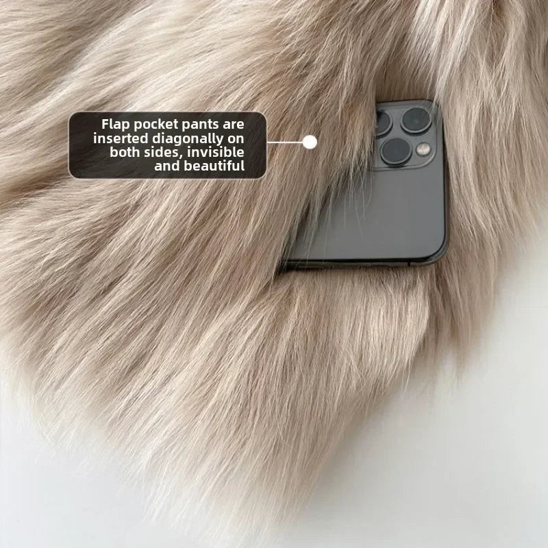 Faux Fur Coat Clothing Y2K New