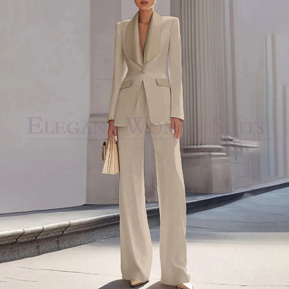 Customzied Suits Blazer Luxury One-Button Shawl