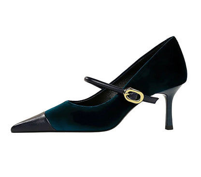 BIGTREE Shoes New Buckle Design Pumps