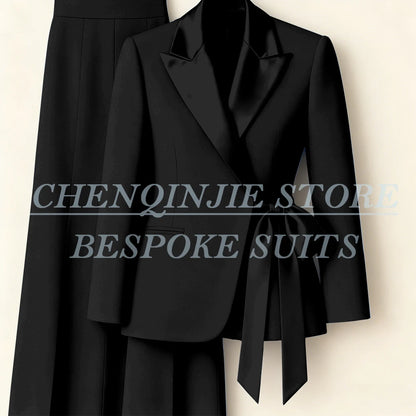 Tailored Blazer & Skinny Pants Suit