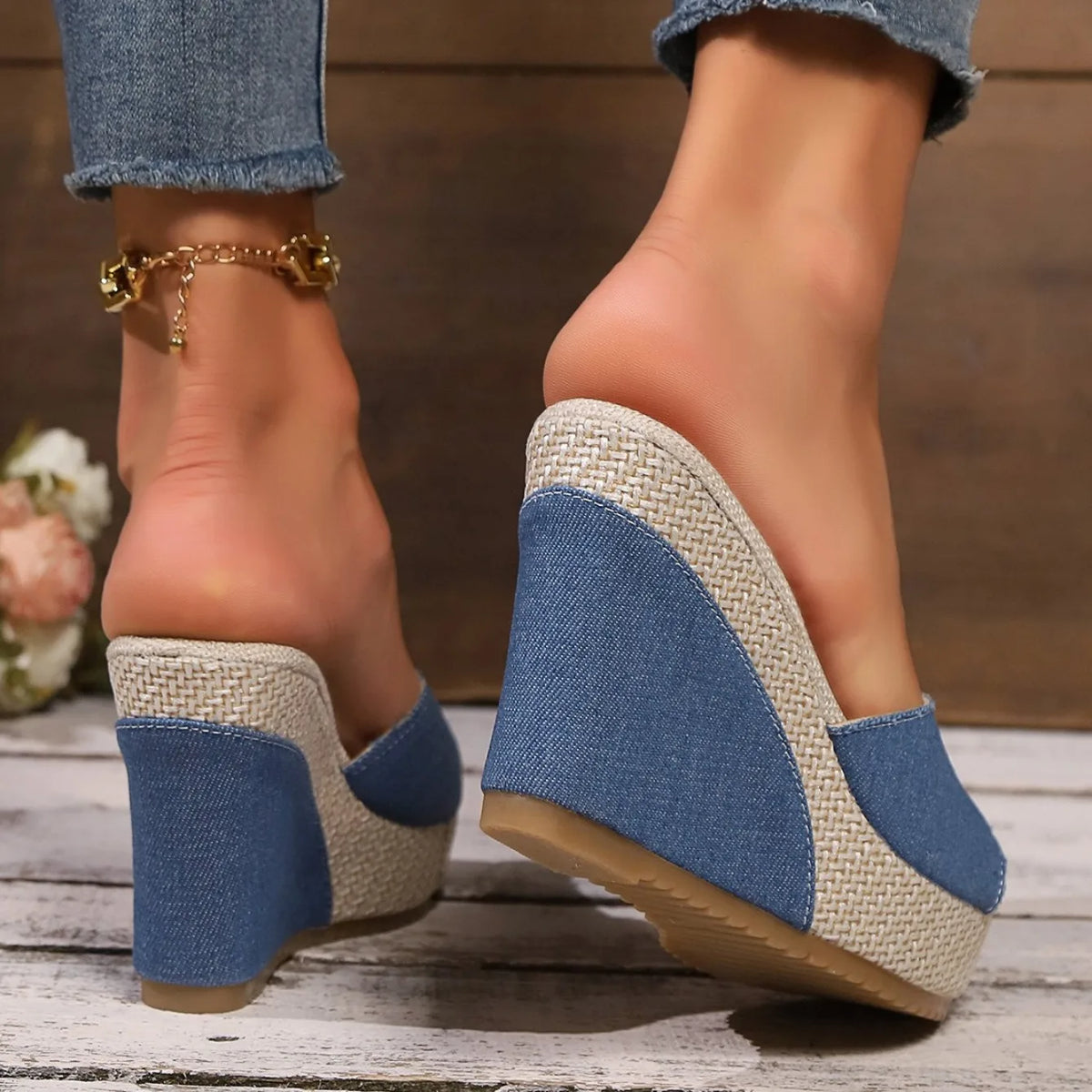 Wedges Slippers New High Heels Sandals