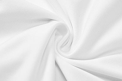 Dulzura One-Shoulder Long Sleeve Swinging Collar