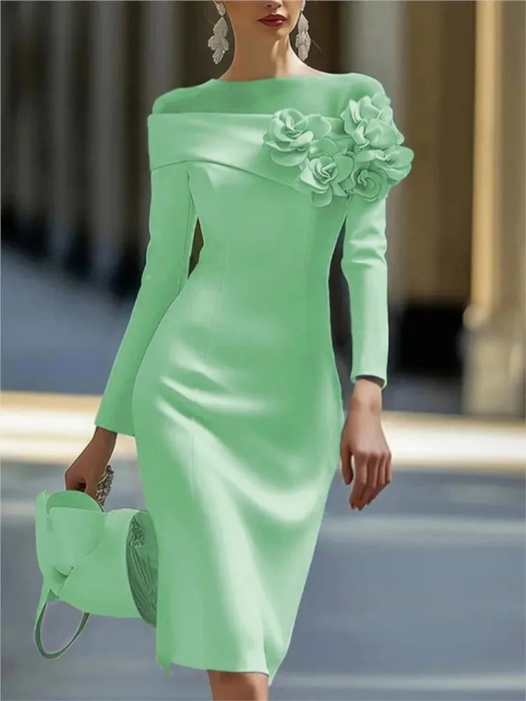 Style Party Dress 2026 O Neck
