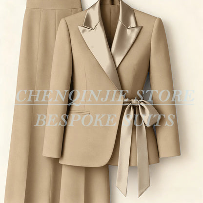 Tailored Blazer & Skinny Pants Suit
