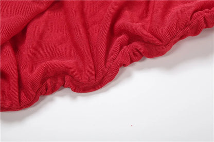 Nibber Backless Dress Twist Bandage Halter