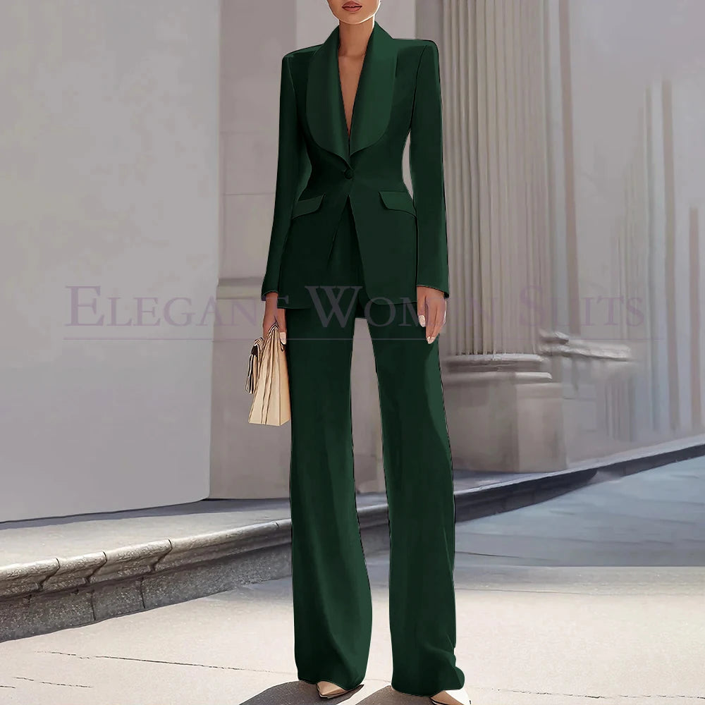 Customzied Suits Blazer Luxury One-Button Shawl