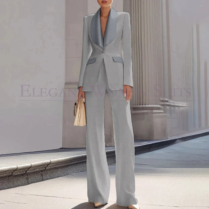 Customzied Suits Blazer Luxury One-Button Shawl