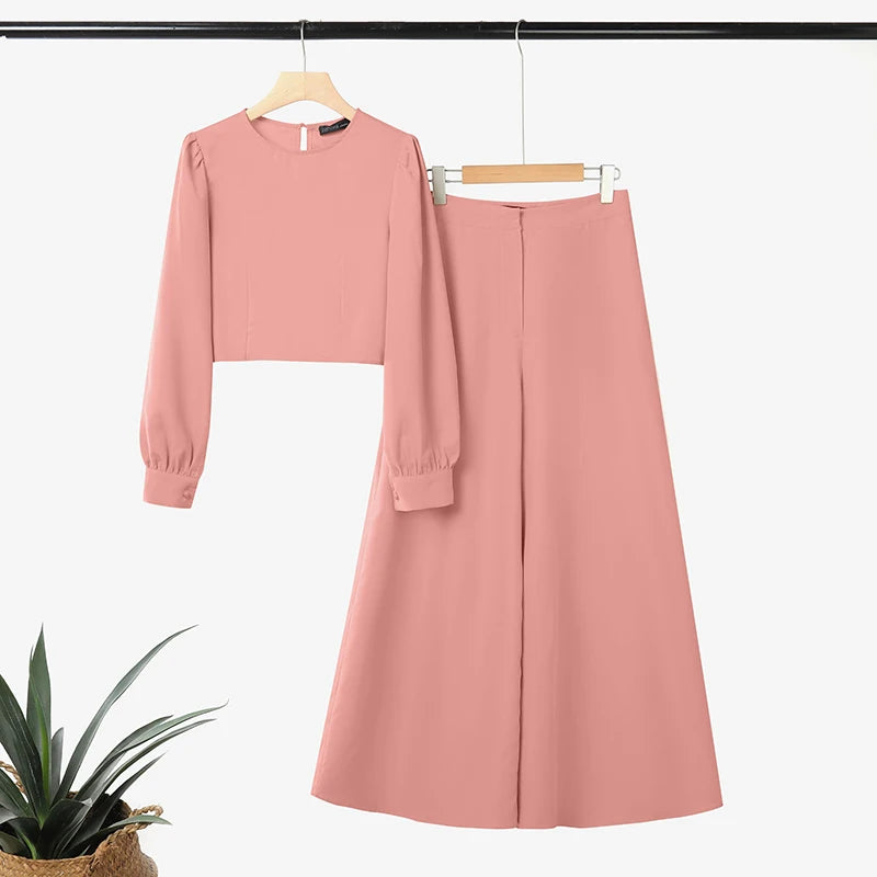 Pant Sets ZANZEA Outfits Solid Tracksuits
