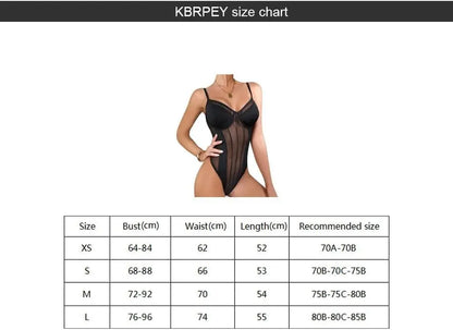 Bodysuit Tops Lace Sheer Mesh Bodysuit