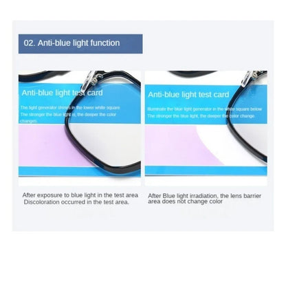 Photochromic Anti Radiation Glasses Metal Eyeglass Men