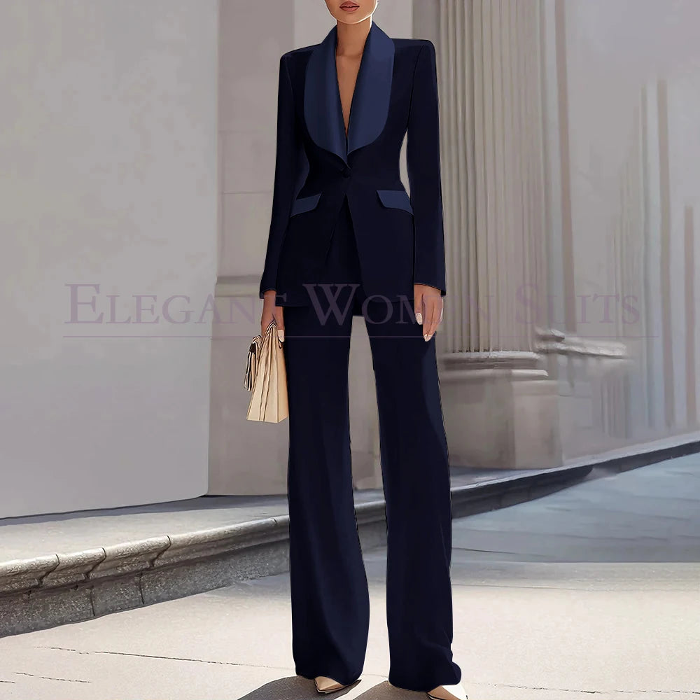 Customzied Suits Blazer Luxury One-Button Shawl
