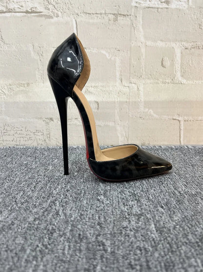CACA 16/14cm Leopard Patent Leather Pumps,Fetish