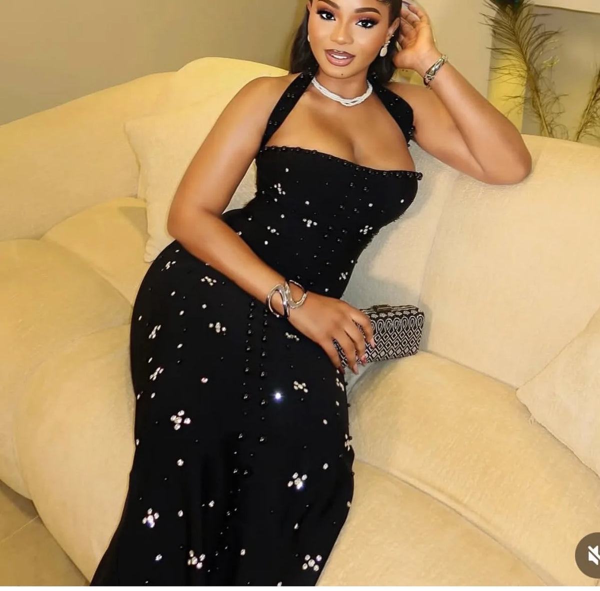Dresses Beaded Dress Bodycon Hot Fix