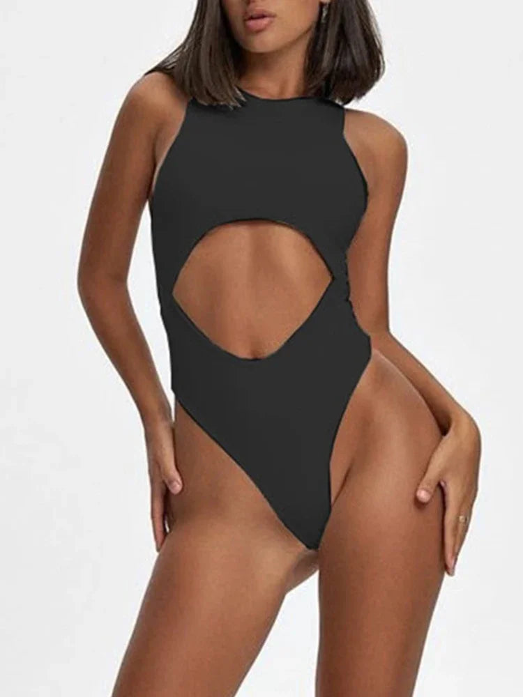 Bodysuit Hollow Out Y2k Mujer Body