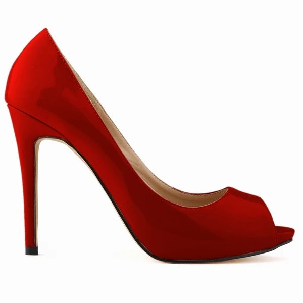 Pumps Fish Mouth High Heels Ladies11cm
