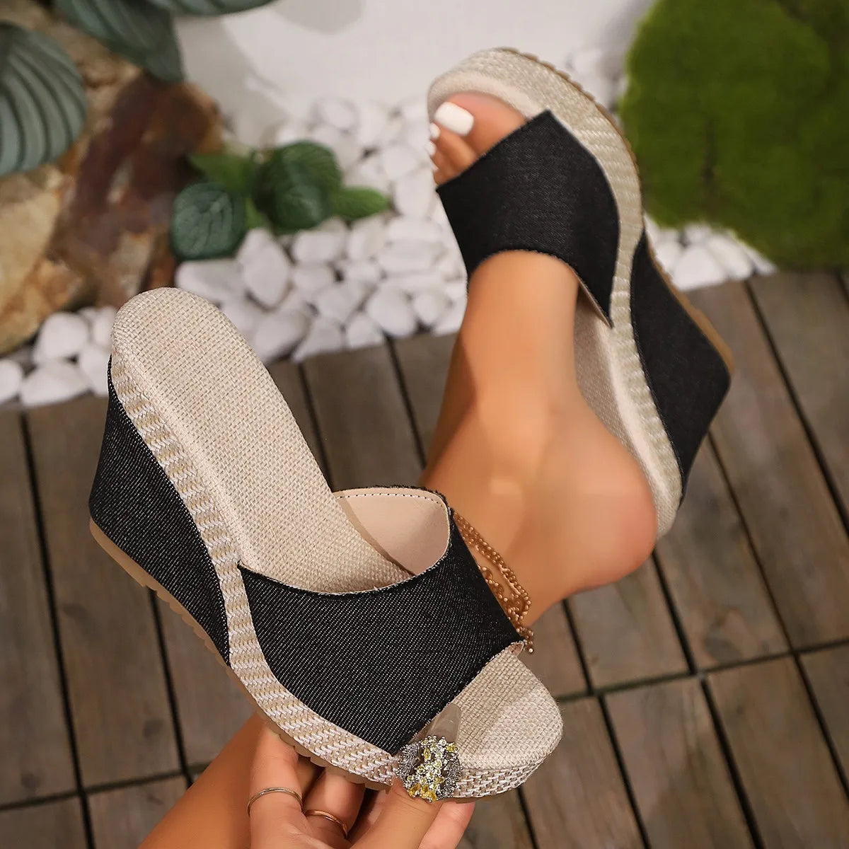 Wedges Slippers New High Heels Sandals