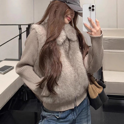 New Young Environmentally Friendly Fur Jacket