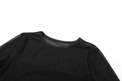 Asymmetrical Flared Sleeve Top
