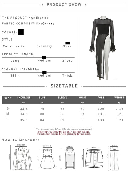 Asymmetrical Flared Sleeve Top