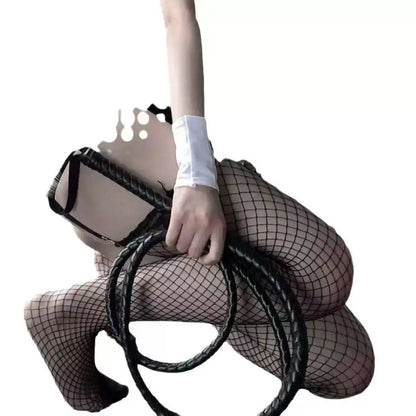 Sheer Mesh Fishnet Teddy
