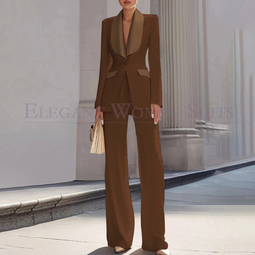 Customzied Suits Blazer Luxury One-Button Shawl