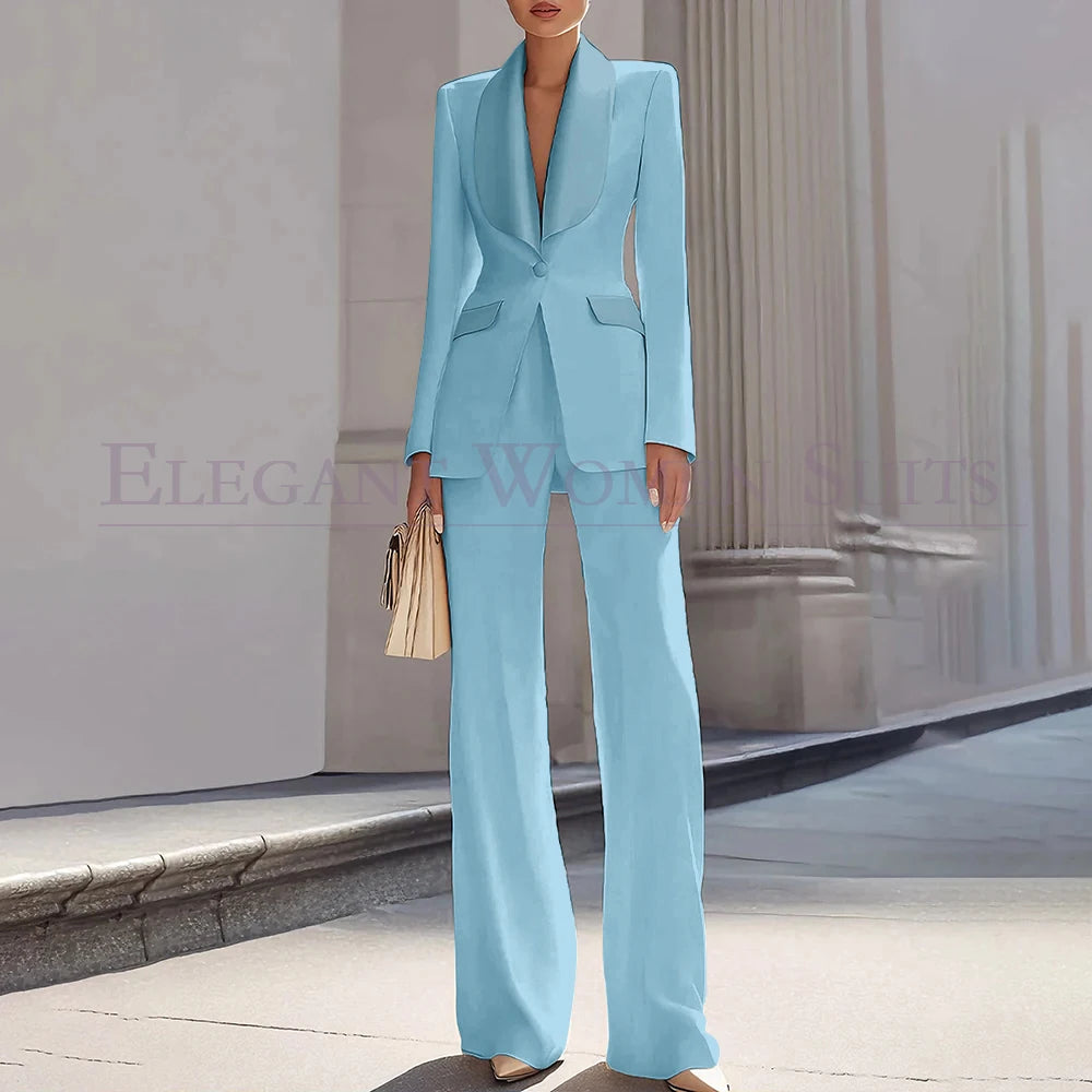 Customzied Suits Blazer Luxury One-Button Shawl