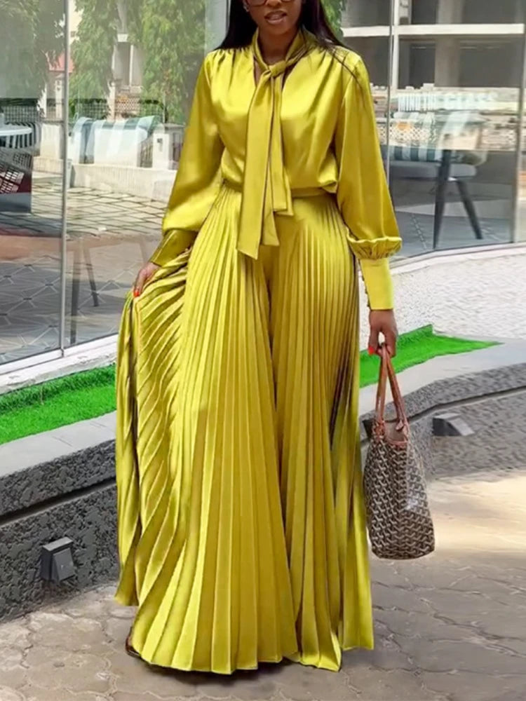 Two Piece Sets Outfits V Neck