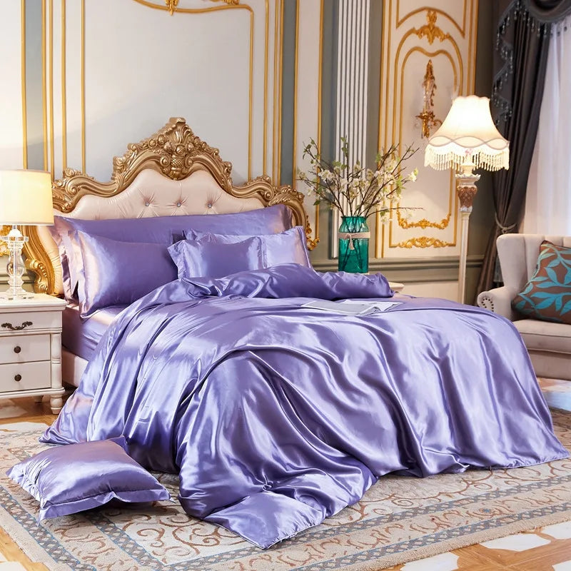 Mulberry Silk Luxury Satin Bedding Set