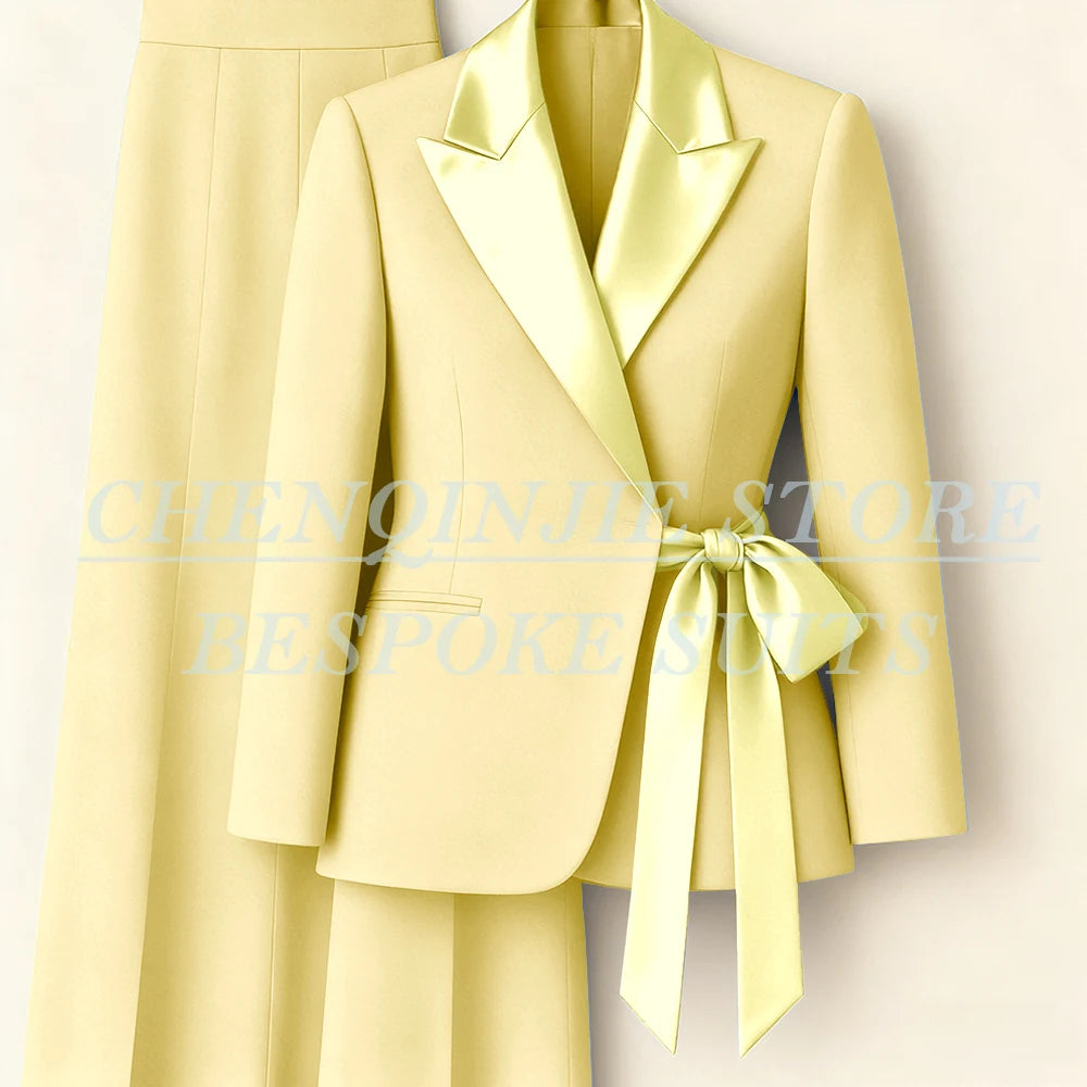 Tailored Blazer & Skinny Pants Suit