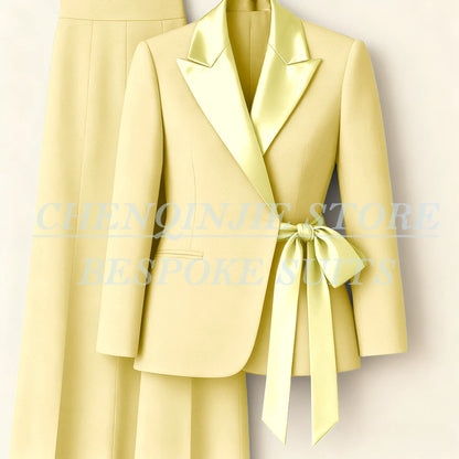 Tailored Blazer & Skinny Pants Suit