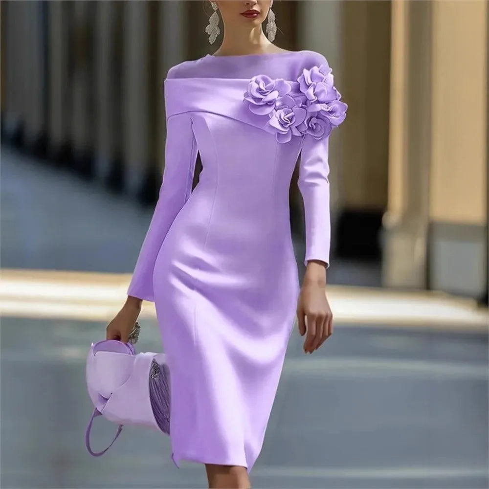 Style Party Dress 2026 O Neck