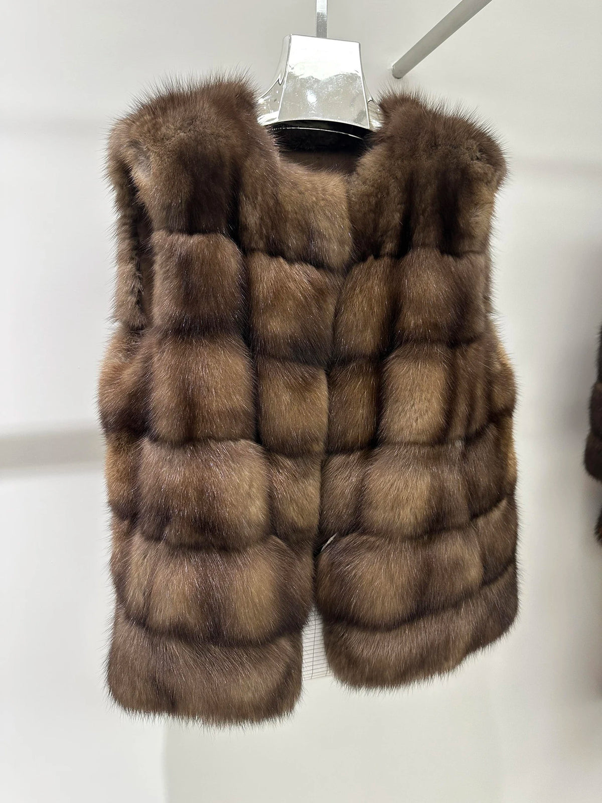 Fashionable Faux Fox Fur Vest Thickened