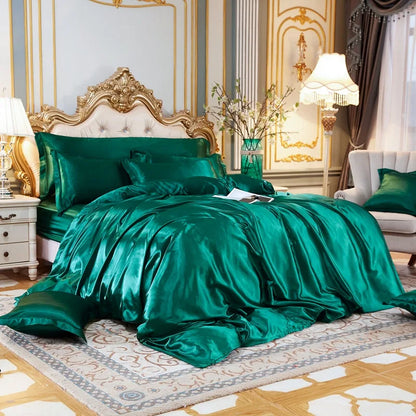 Mulberry Silk Luxury Satin Bedding Set
