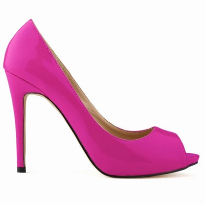 Pumps Fish Mouth High Heels Ladies11cm