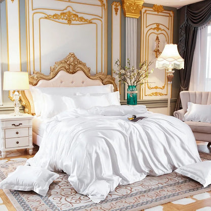 Mulberry Silk Luxury Satin Bedding Set