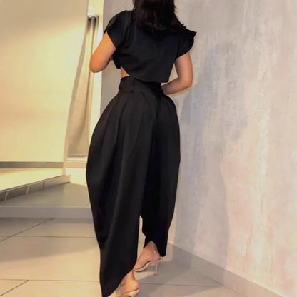 Y2k Streetwear 2-piece Set Outfit Cropped