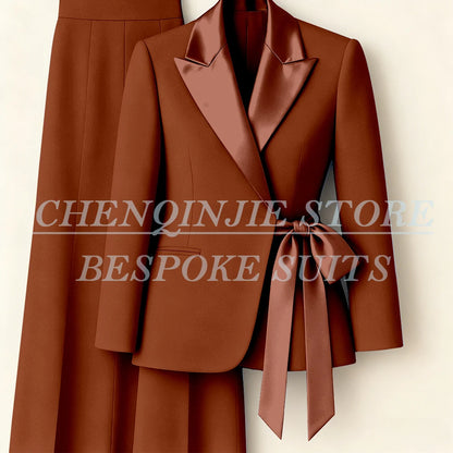 Tailored Blazer & Skinny Pants Suit