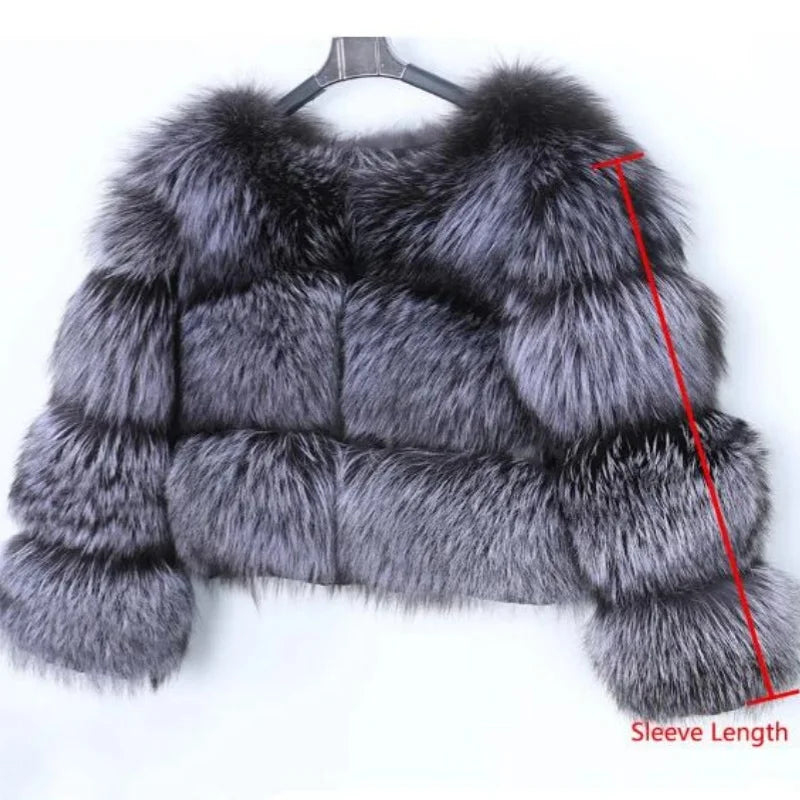 Faux Fur Coat Jacket Warm Thick